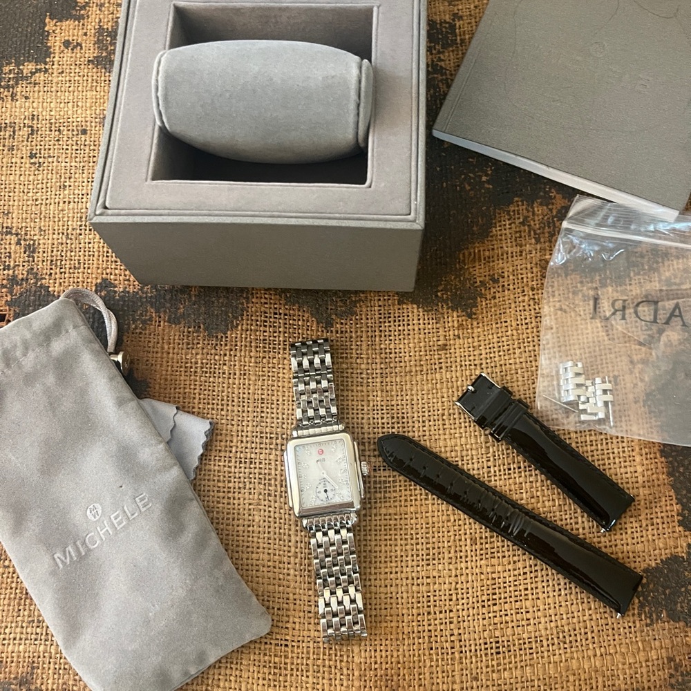 Michele deco watch - authentic